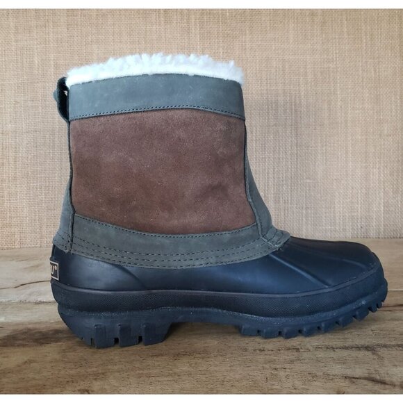Khombu Men 9 Sherpa Fleece Shearling Waterproof Leather Insulated Snow Duck Boot Khombu | Shoes | Khombu Men 9 Sherpa Fleece Shearling  main image 4